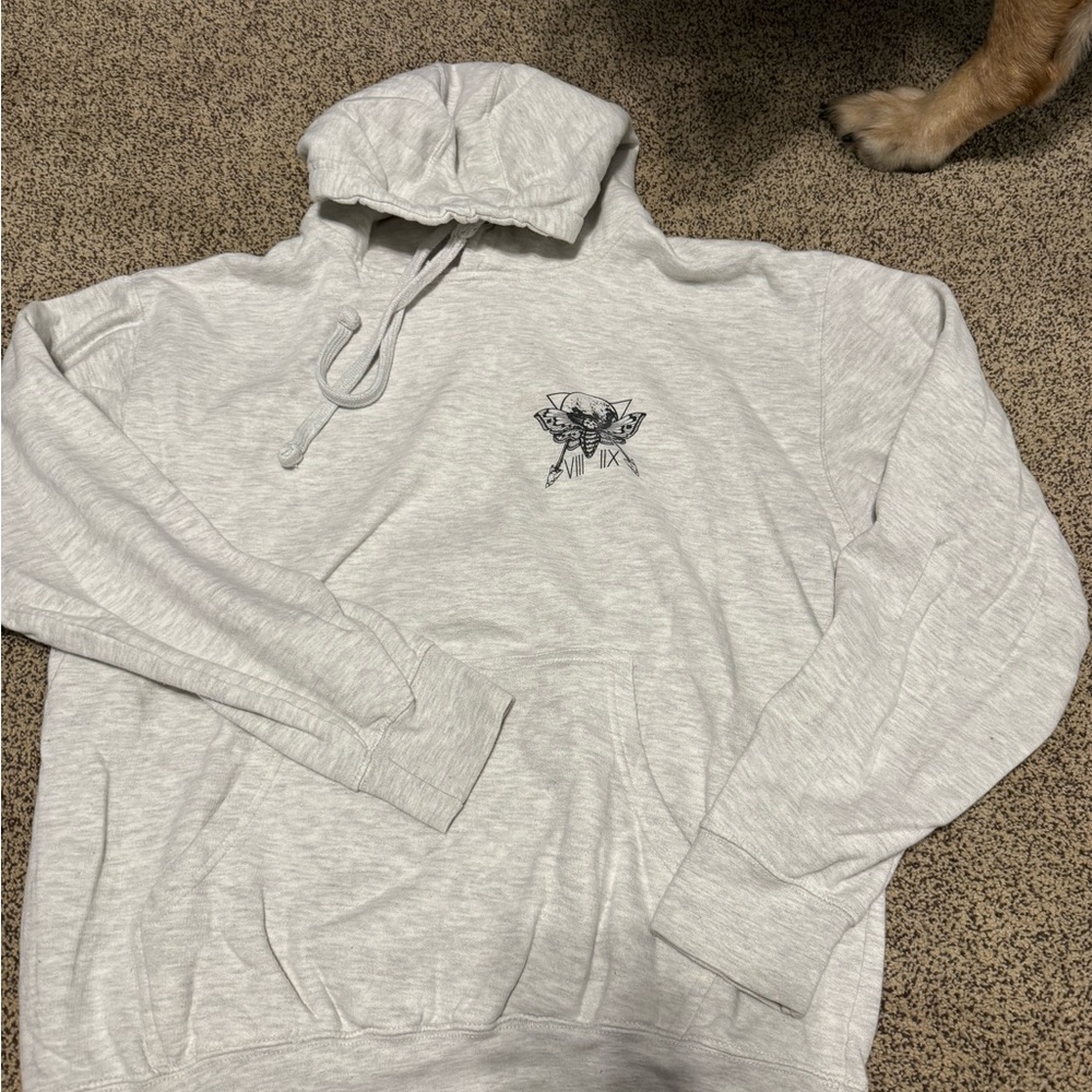 Gray Hooded Sweatshirt